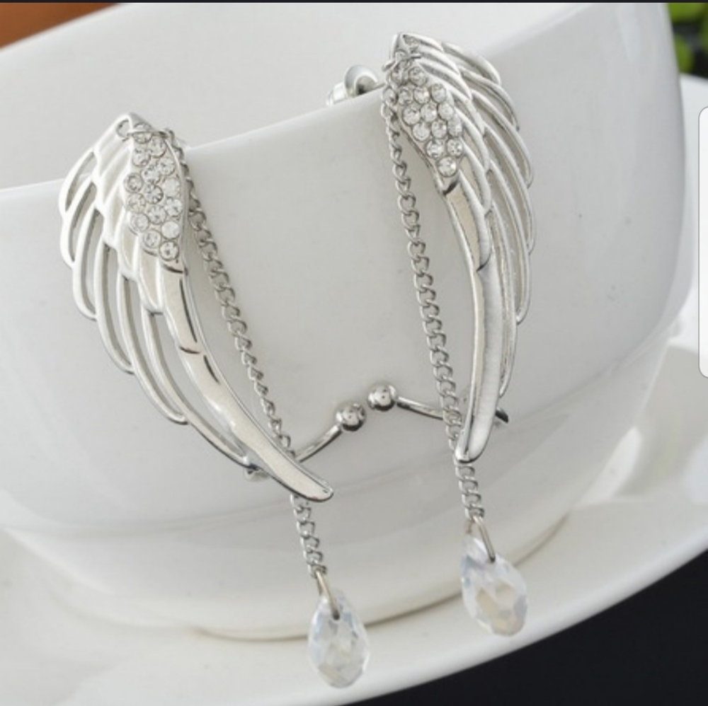Angel Wing Ear Cuff Earrings